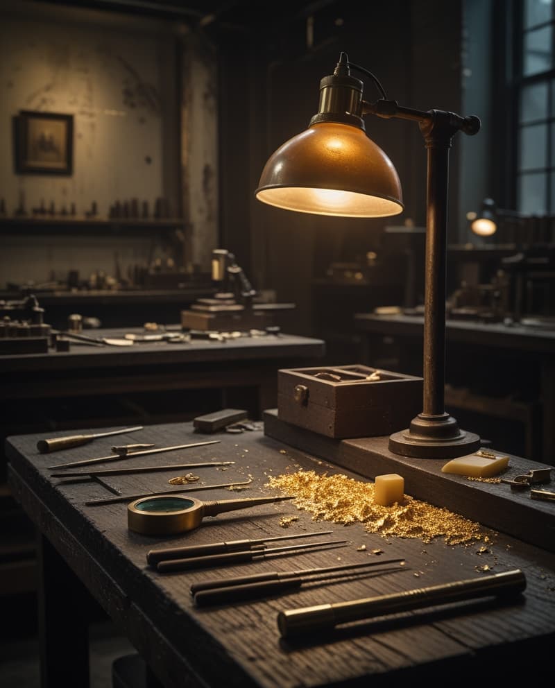 The American Fine Jewelry atelier workshop